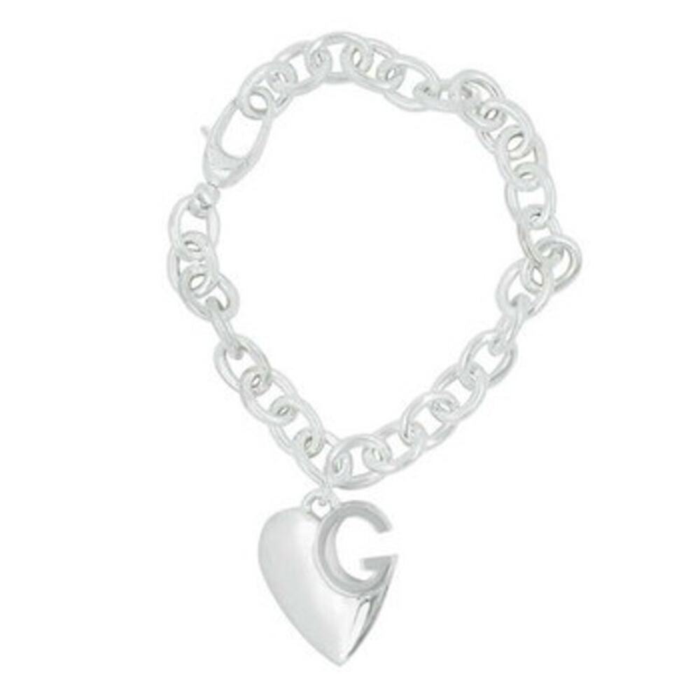 Gucci Heart Charm Bracelet Sterling silver